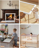 Edge Corner Protector Baby Proofing, 6.56FT 0.6'' Thicken L-Shape Furniture Fireplace Safety Bumper Guard with 6 Corners, Pre-Taped, Soft NBR Rubber Foam, Table Edge Protector for Baby (White) by TinyTreasures Baby Boutique