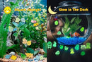 75 Pcs Luminous Mini Resin Animals Mini Animal Figurines Glow in The Dark Perfect for Garden Miniatures Garden Micro Landscape Aquarium Potted Decoration Décor by GreenHaven Gardens