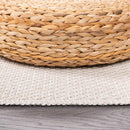 CAMILSON Easy Jute Rug 9x12, Indoor Outdoor Off-White Farmhouse Area Rugs for Living Room Patio and Kitchen Rug, Solid Woven Design, Easy-Cleaning, Washable Outside Carpet Alfombras (9 x 12) by CozyNest Decor