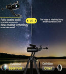 SpectrumOI TourStar Pro 70 AZ Maksutov Telescope for Adults High Powered, Premium Maksutov AZ 70mm Aperture 750mm Focal Length with Aspherical Eyepiece by TinyTreasures Baby Boutique