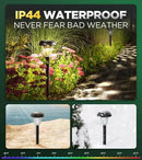 10 Pack Ultra Bright Solar Lights Outdoor Waterproof, from Dusk to Dawn Up to 12H Solar Light for Outside, Auto On/Off Solar Powered Garden Pathway Lights, Landscape Lighting (Cold White) by GreenHaven Gardens