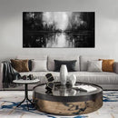 Large Abstract Canvas Wall Art for Living Room Large Size,Black and White Pictures Wall Art for Office 29 x 59 Inch by CozyNest Decor