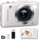 Digital Camera, FHD 1080P Kids Camera Digital with 16x Zoom Anti Shake, 32GB Card, 4K 48MP Portable Compact Point and Shoot Cameras, Vintage Small Camera for Teens Beginner Kids Present by TinyTreasures Baby Boutique