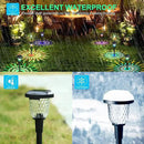 Solar Outdoor Lights,6 Pack Dream Dynamic Solar Pathway Lights,Waterproof Color Changing Solar Walkway Lights Maintain 10 Hours of Lighting for Garden, Landscape, Path, Yard, Patio, Driveway by GreenHaven Gardens