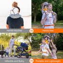 Baby Shoulder Carrier Baby Hiking Backpack Carrier with Rain Cover Sun Shade for Child Safe Backrest and Toddler Ergonomic Seat Holds 40 Pound for Children Between 6 Months-3 Years Old Babies by TinyTreasures Baby Boutique