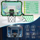 Indoor Basketball Hoop for Kids with Led Lights Mini Basketball Hoop with Remote Control Over The Door Basketball Hoops with Scoreboard Basketball Toys for 4-12 Year Old Boys Girls by TinyTreasures Baby Boutique