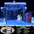 500 LED Christmas Lights Outdoor - 165FT Super Long Christmas String Lights 8 Modes Waterproof Plug in Fairy Lights with Timer Memory for Indoor Xmas Tree Holiday Party House Decorations, Blue by GreenHaven Gardens