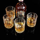 KANARS Whiskey Glasses Set of 4 - Multi Style Crystal Liquor Glasses 10 oz - Rocks Glass Barware For Scotch, Bourbon, Rum and Cocktail, Whisky Gifts for Men by CozyNest Decor