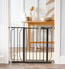 Regalo Easy Step 38.5-Inch Wide Walk Thru Baby Gate, Includes 6-Inch Extension Kit, Pressure Mount Kit, Wall Cups, Black by TinyTreasures Baby Boutique