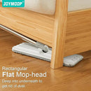 JOYMOOP Easy Clean and Self-Squeezing Microfiber Flat Mop and Bucket System, Mops for Floor Cleaning and Wall Cleaner, Hardwood, Tile, Laminate, Vinyl Floors, Smooth Walls, and Glass Windows by CozyNest Decor