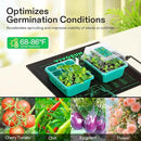VIVOSUN 20" x 20.75" Seedling Heat Mat and Digital Thermostat Combo Set, UL & MET-Certified Warm Hydroponic Heating Pad for Germination, Indoor Gardening, Greenhouse by GreenHaven Gardens