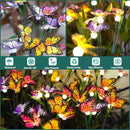 TONULAX Solar Garden Lights - Swaying Butterfly Light, Swaying in The Wind, Solar Outdoor Lights, Yard Patio Pathway Decoration, High Flexibility Iron Wire & Realistic Butterflies (2 Pack) by GreenHaven Gardens
