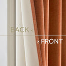 MIULEE 100% Blackout Linen Curtains for Bedroom Thermal Insulated Orange Grommet Room Darkening Curtains & Drapes Fall Decor for Living Room Nursery 52 x 96 Inch (2 Panels) by TinyTreasures Baby Boutique