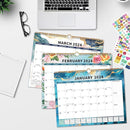 Calendar 2024-2025 Planner Wall Hanging Spiral Bound Magnetic Fridge Calendars 15" x 12", Use Jan 2024 - Jun 2025 by TinyTreasures Baby Boutique