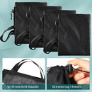 Aliceset 4 Pcs 24 x 36 Inches Mesh Laundry Bags with Drawstring Black Heavy Duty Mesh Laundry Bag with Handles Machine Washable Sheet for College Dormitory Family and Apartment Dwellers by TinyTreasures Baby Boutique