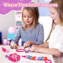 PREBOX 10’’ Potholder Weaving Loom Kit Refill Loops, DIY Crafts Supplies for Kids & Beginners, 224 Colorful Loops to Make 4 Large Pot Holders by TinyTreasures Baby Boutique