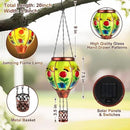 Butterfly Solar Hot Air Balloon Lantern,Outdoor Decor with Flame Lights Waterproof, Hanging for Garden Yard Lawn Patio, Unique Gifts for Women Mom Grandma Gardener for Mother'Day Christmas by GreenHaven Gardens