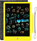 Sketch Pads for Drawing Kids, LEYAOYAO LCD Writing Tablet with Protect Bag Etch a Pads,Colourful Screen Draw Pad Draw Board,Birthday Gifts for 3 4 5 6 Year Old Girls(Yellow,10-Inch) by TinyTreasures Baby Boutique