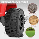 ANPABO 24V 2 Seater Ride On Car for Kids w/EVA Tires, 4X200W Motors, 4 Shock Absorbers, 2.4G Remote Control, Bluetooth Radio, LED Headlights & Searchlights, Electric Car for Kids Ages 3-8,Bright red by TinyTreasures Baby Boutique