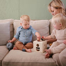 mushie Silicone Snack Cup | Spill Proof Food Container for Toddler and Baby (Tradewinds) by TinyTreasures Baby Boutique