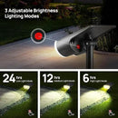 Solar Spot Lights Outdoor, Consciot 16 LEDs IP67 Waterproof Solar Outdoor Lights, Auto On/Off Solar Landscape Spotlights, 2-in-1 Adjustable Wall Lights for Garden Yard Pathway, 6 Pack (Warm White) by GreenHaven Gardens