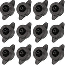 METALLIXITY Pressure Compensating Dripper, (1 Gallon Per Hour) 25Pcs, Plastic Irrigation Drip Emitters - for Watering Garden Lawn Plants, Black by GreenHaven Gardens
