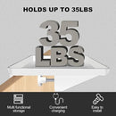 Bedside Shelf for Bunk & Loft Beds,College Dorm Room and Kids Room Essentials,Bed Side Table Tray Organizer,Clip On Nightstand,White by CozyNest Decor