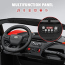 24V 2 Seater Ride on Car Truck, 4x200W, EVA Tires, 4WD/2WD, Rainbow Lights, Remote Control, Shock Absorbers, Bluetooth, Ride On UTV Toy for Kids Ages 3-8, Red by TinyTreasures Baby Boutique
