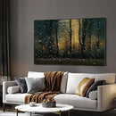 SIGNWIN 30"x60" Extra Large Framed Wall Art Magical Firefly Forest at Twilight, Enchanted Nature Scene for Home Living Room Bedroom Decor (Frame Assembly Required) by CozyNest Decor