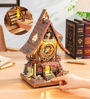 ROKR Cuckoo Clock Mechanical 3D Wooden Puzzle Kit for Adults, DIY Wooden Clock Model Building Set, Unique Home Decor Gift for Women Men by TinyTreasures Baby Boutique