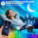 Galaxy Moon Projector, Star Night Light Projector with Bluetooth Connection for Music and Timer and Remote Control for Kids Adults Bedroom Party Bar Decoration (Black) by TinyTreasures Baby Boutique