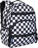 Wildkin ECO rPET 15-inch Kids Backpack – Sustainable, Padded, Adjustable – Black & White Checkered by TinyTreasures Baby Boutique