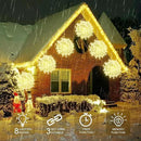 Christmas String Lights Outdoors,4 Pack 11.81" Sphere Lights,Ball Tree Garden Globe Lights for Home, Party, Christmas, Porch Patio,Wedding, Garden,Tree Decoration with Plug by GreenHaven Gardens