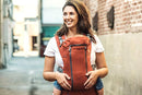 Beco Baby Carrier 8 Hybrid Newborn to Toddler Carrier (7–45 lbs) - All in 1 Breathable Mesh, Ergonomic Baby Backpack - Front & Hip Carrier with Adjustable Seat – Rust by TinyTreasures Baby Boutique