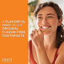 Cleure Cinnamon No Fluoride Toothpaste - SLS Free, Mint Free - with Xylitol for Fresh Breath & Helps Whiten - for Kids & Adults - Cinnamon Flavored (4oz Tube, Pack of 2) by CozyNest Decor