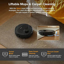 roborock Qrevo Series Robot Vacuum and Mop, 8000Pa Suction, Upgraded from Qrevo S, Anti-Tangle Brushes, Smart Obstacle Avoidance, Auto Mop Washing, All-in-One Dock, 200RPM Spinning Mops, Black(QV 35A) by CozyNest Decor