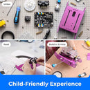Makeblock mBot Robot Kit, STEM Projects for Kids Ages 8-12 Learn to Code with Scratch Arduino, Robot Kit for Kids, Computer Programming for Beginners Gift for Boys and Girls 8 Pink by TinyTreasures Baby Boutique