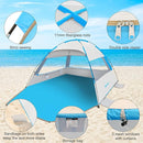 Gorich Beach Tent Sun Shelter for 3/4-5/6-7/8-10 Person with UPF 50＋ UV Protection, Lightweight & Easy Setup Beach Shade Canopy, Portable Beach Shade Tent Beach Cabana by TinyTreasures Baby Boutique