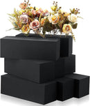 Lallisa 12 Pcs Reusable Floral Foam Blocks 9 x 3 x 3 Water Weather Resistant Dry Floral Foam for Artificial Flower Arrangements Outdoor Flower Boxes Outside Hanging Planters Wedding Home Decor (Black) by GreenHaven Gardens
