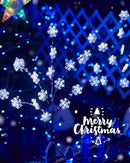 Brightown Snowflake Lights Outdoor Pathway, 8 Packs Lighted Branches Christmas Yard Decor, Small Tree With Lights, Twig Branch Outdoor Christmas Decorations, Pure White by GreenHaven Gardens