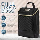 Itzy Ritzy Insulated Bottle Bag – Keeps Bottles Warm or Cool - Holds 3 Bottles and Features Interior Pocket For Ice Pack (Not Included), Jetsetter by TinyTreasures Baby Boutique