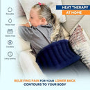 SunnyBay Microwave Heating Pad, Microwavable Moist Hot or Cool Bean Bag Wrap for Neck, Shoulder, Knee, or Back Pain with Fastening Straps, 10x18 Inch Heating Area, 2.8 Lbs, 58 Inches by CozyNest Decor