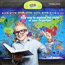 BEST LEARNING i-Poster My World Interactive Map - Educational Talking Toy for Kids of Ages 5 to 12 Years Old by TinyTreasures Baby Boutique
