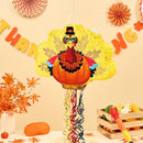 WERNNSAI Thanksgiving Turkey Pinata - Fall Autumn Decorations Gentle Turkey Pinata Orange Thanksgiving Party Games Autumn Decorations for Home Fall Festival Party Favors with Blindfold by TinyTreasures Baby Boutique