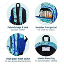Wildkin 12-inch Kids Backpack – Padded, Adjustable, Ideal for Daycare & Travel (Confetti Blue) by TinyTreasures Baby Boutique