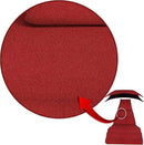 Weatherproof Replacement Cushion Pad and Umbrella for Hanging Lounge Chair Outdoor Chaise Hanging Hammock Chair - Long-Lasting, Fade-Resistant, Quick-Dry, Outdoor Lounge Replacement Set - Red by GreenHaven Gardens