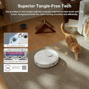 roborock Qrevo Series Robot Vacuum and Mop, 8000Pa Suction, Upgraded from Qrevo S, Anti-Tangle Brush, Smart Obstacle Avoidance, Auto Mop Washing, All-in-One Dock, 200RPM Spinning Mops, White(QV 35A) by CozyNest Decor