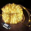 Rope Lights for Outside, 66FT 200 LED Rope Lights Outdoor/Indoor with Waterproof 8 Modes, Connectable Plug in Christmas Tree Light for Bedroom Pool Garden Party Holiday Decorations, Warm White by GreenHaven Gardens