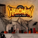 SELICOR Happy Halloween Neon Signs for Wall Decor,Halloween Pumpkin Neon Light Sign,USB Powered Light Up Acrylic LED Sign With Hooks for Bedroom,Kids Room,Living Room,Bar,Party,Halloween Decor by CozyNest Decor