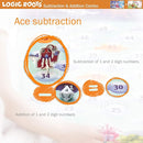 Addition and Subtraction Games - Pack of 2, Cloud Hoppers & Mountain Raiders, Math Board Games and STEM Toys for 7 Year and Up, Gift for Kids (Girls & Boys), Homeschoolers, Grade 1 & Up by TinyTreasures Baby Boutique